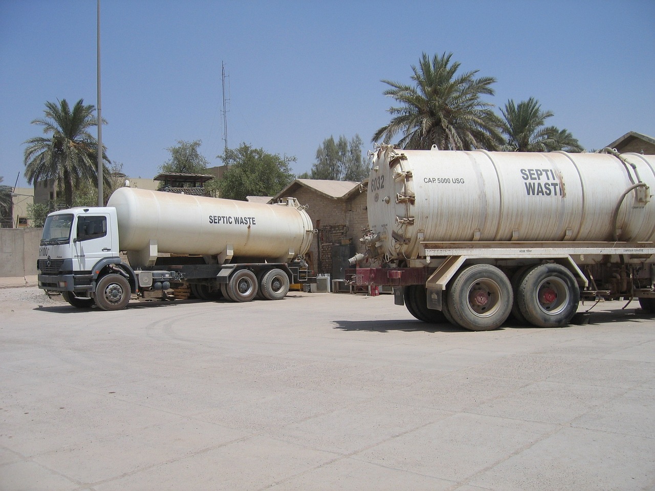 truck, iraq, water