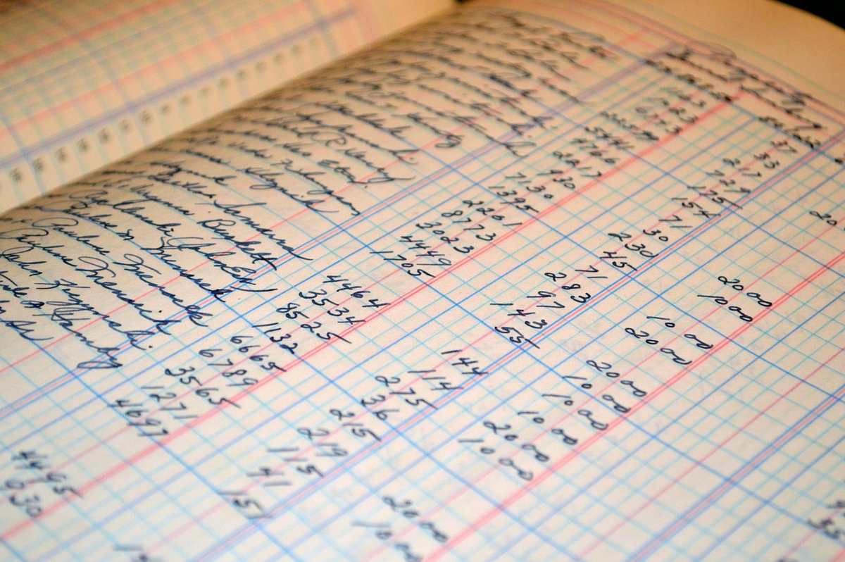 cahier ouvert avec écriture manuscrite et calculs sur papier quadrillé